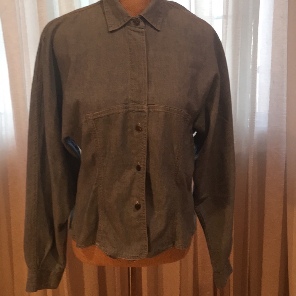 Byblos great denim sport shirt, size 6